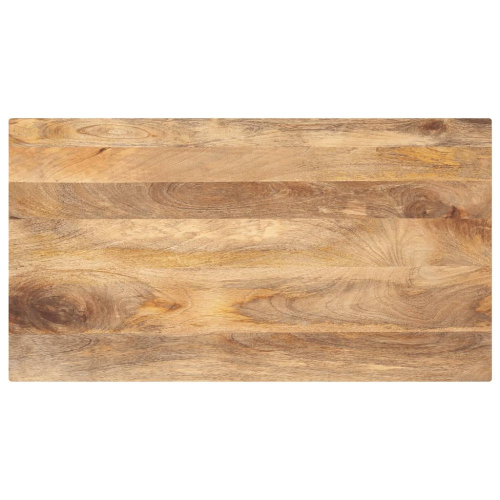 vidaXL Bordsskiva 120x70x3,8 cm rektangulär massivt mango-trä