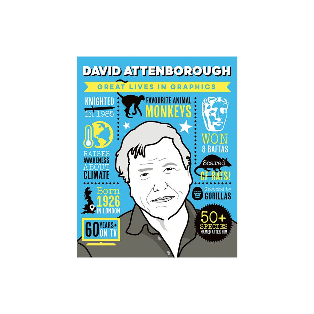 Button Books Great Lives in Graphics: David Attenborough (inbunden, eng)