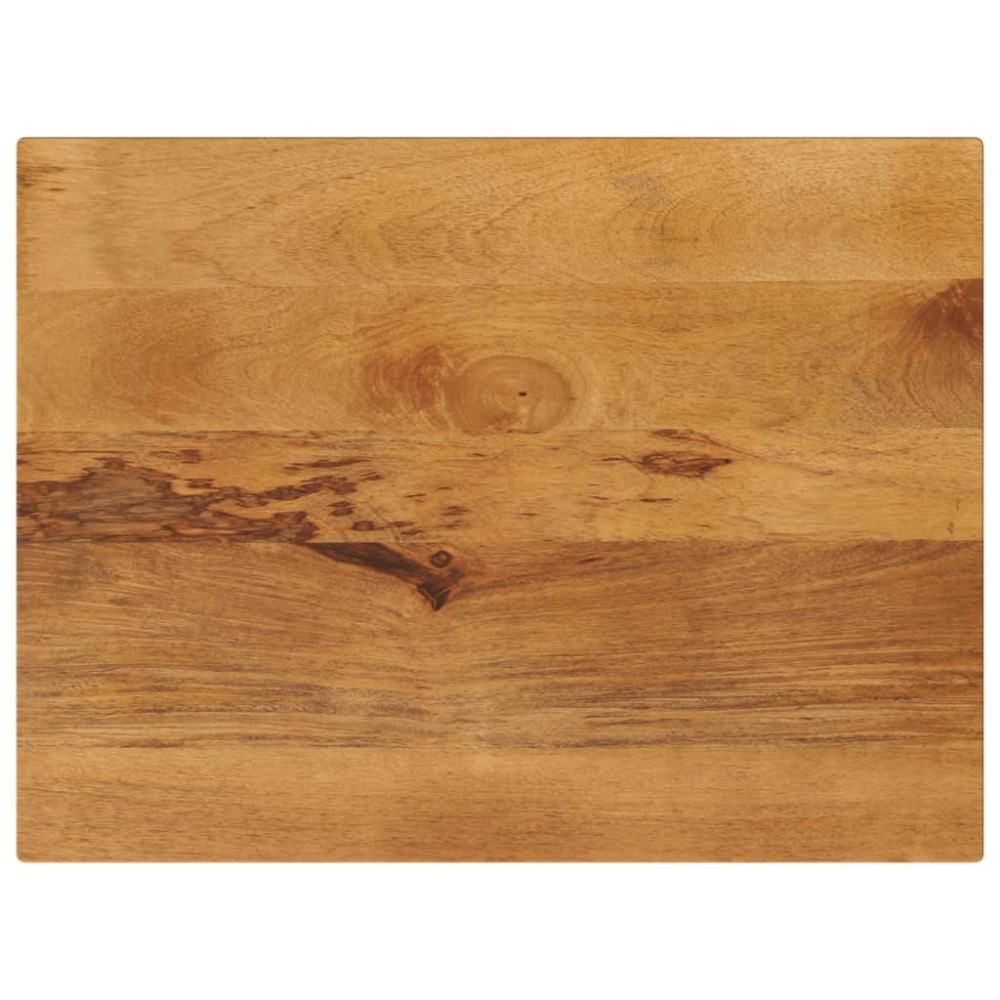 vidaXL Bordsskiva 80x60x2,5 cm rektangulär massivt mango-trä