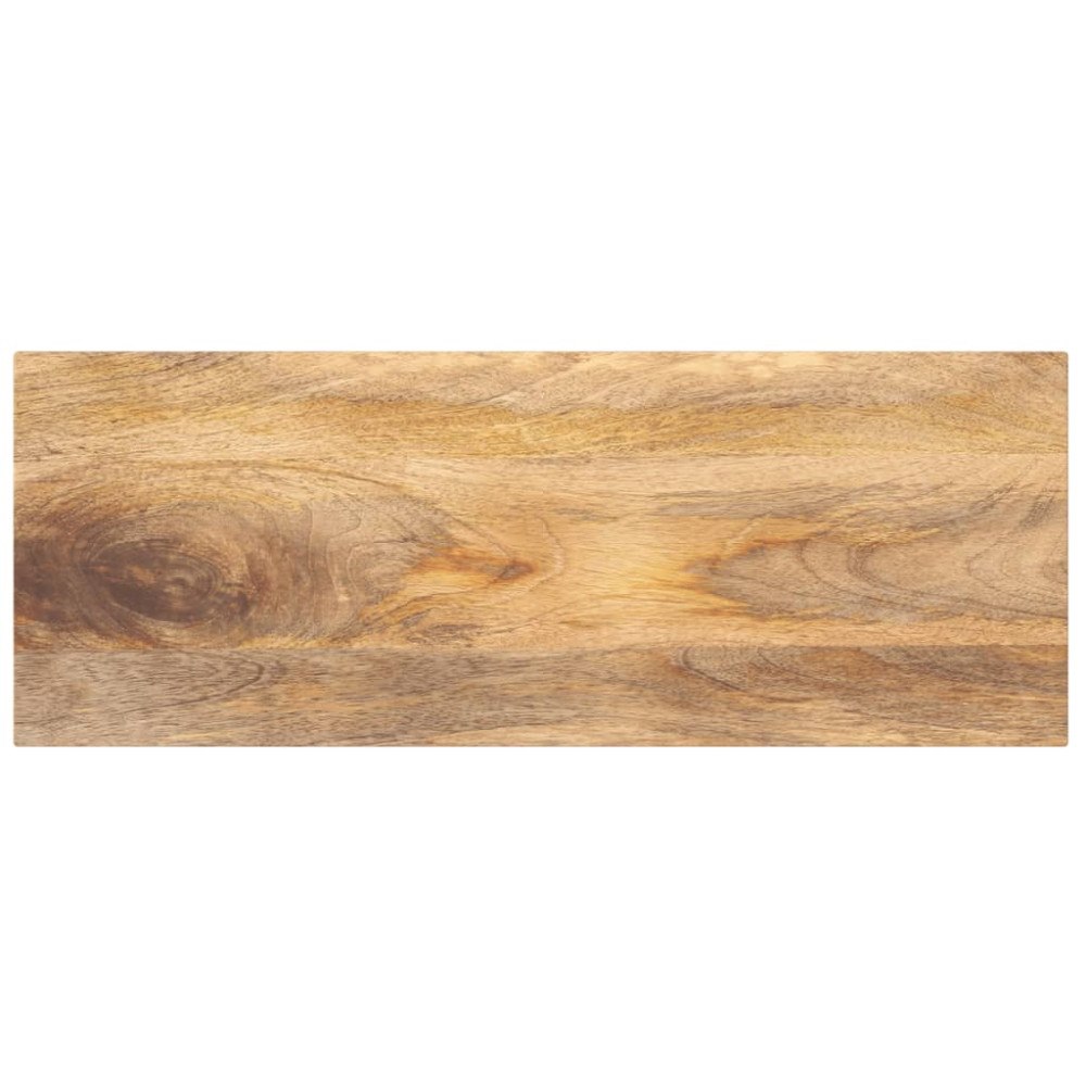 vidaXL Bordsskiva 90x40x2,5 cm rektangulär massiv mango-trä