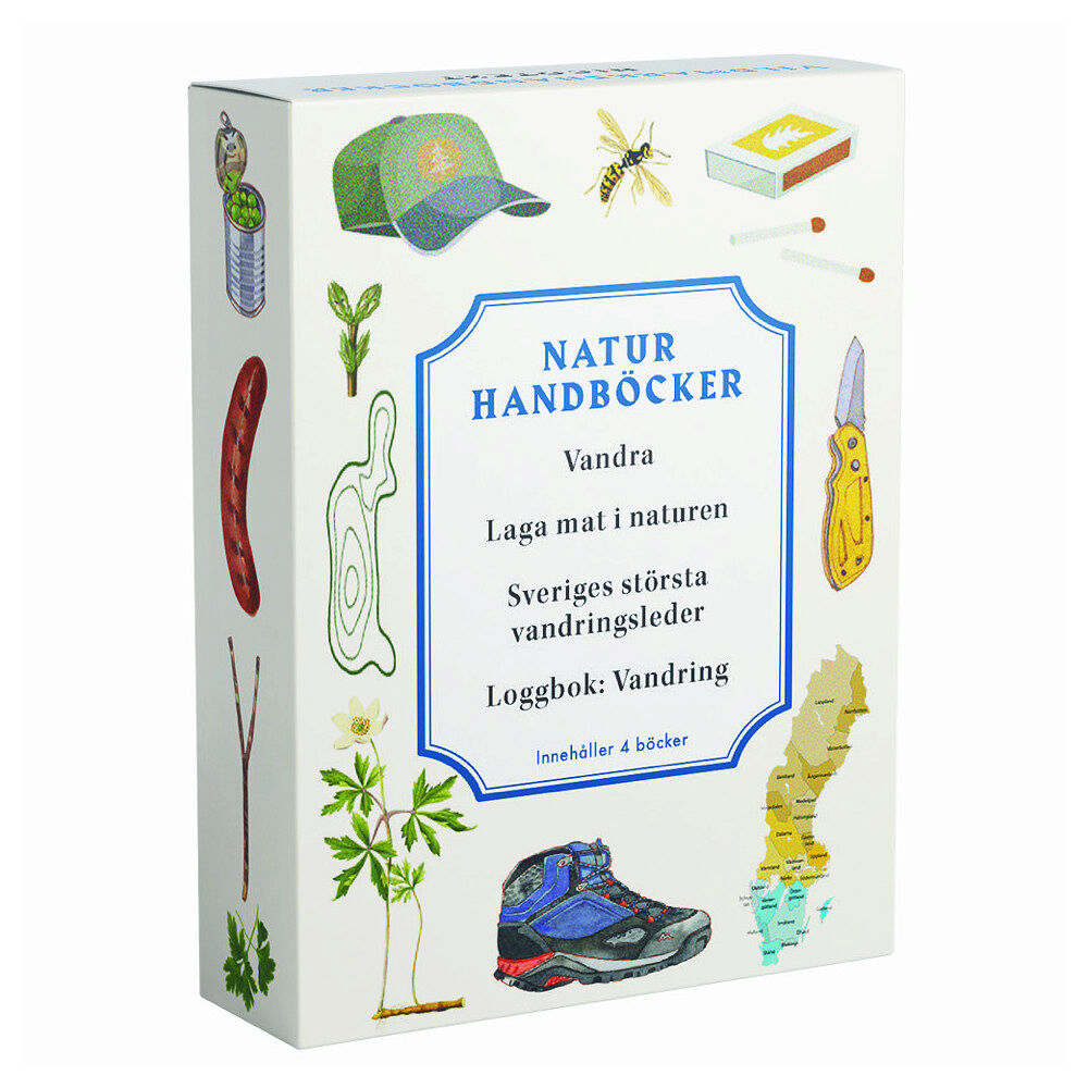 Nicotext Naturhandböcker : vandra, laga mat i naturen, Sveriges största vandringsleder, loggbok: vandring (häftad)