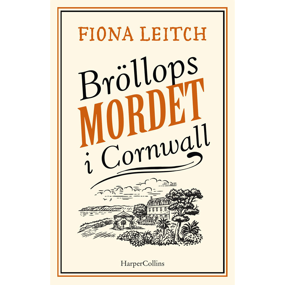 Fiona Leitch Bröllopsmordet i Cornwall (bok, danskt band)