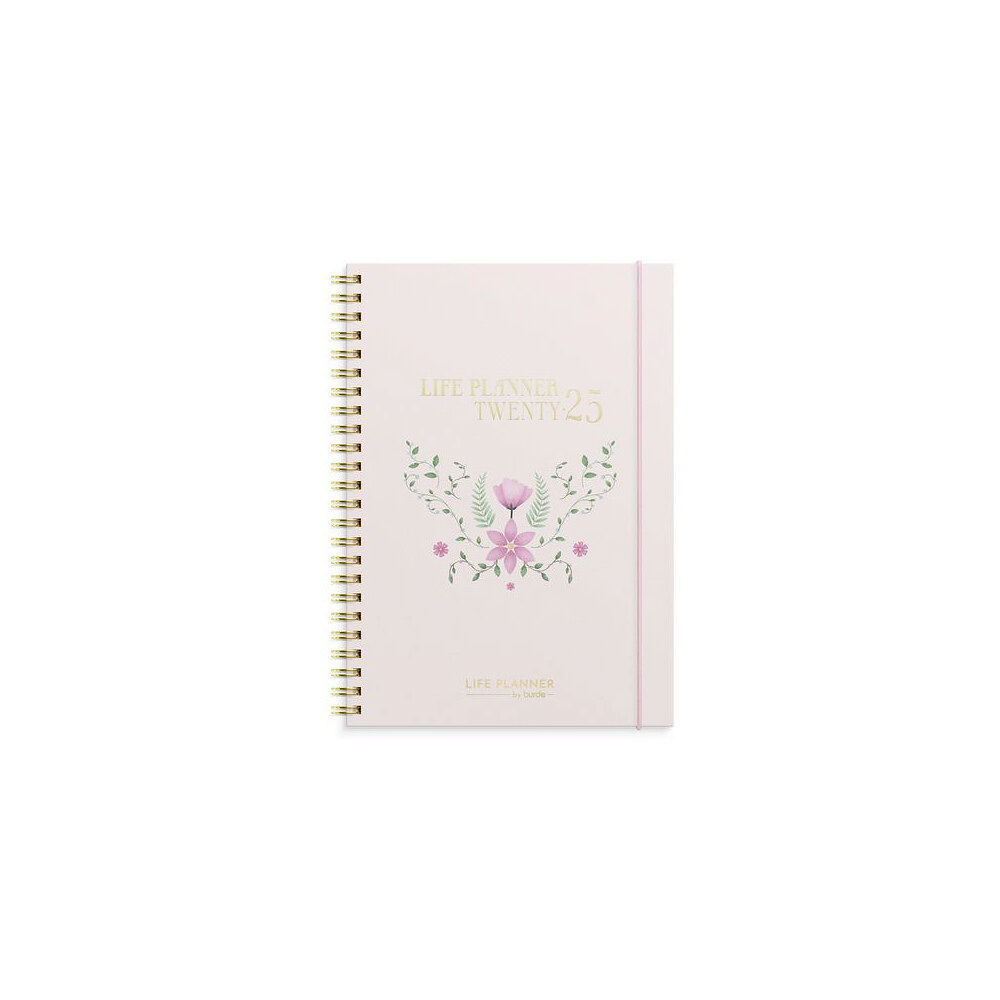 Burde Life Planner Pink horisontell 2025