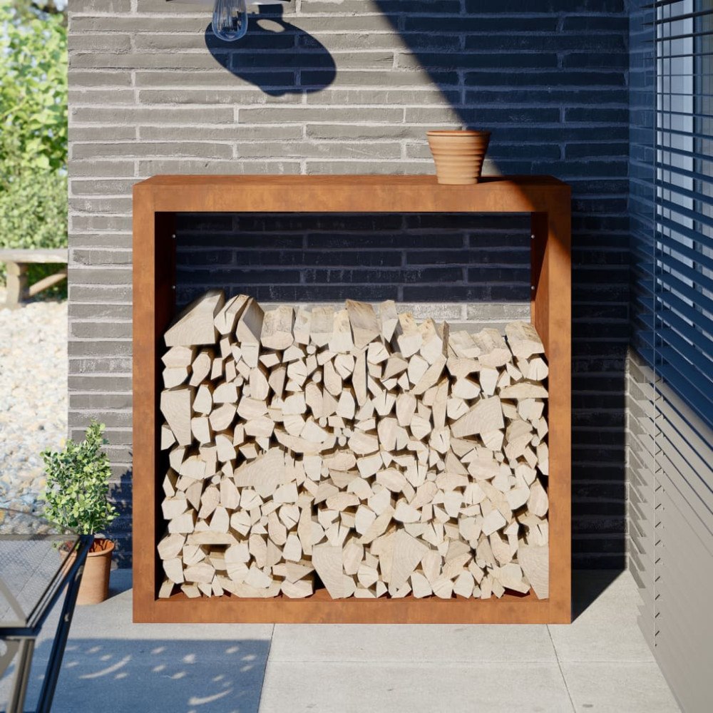 vidaXL Vedställ 100x40x100 cm väderbeständigt stål