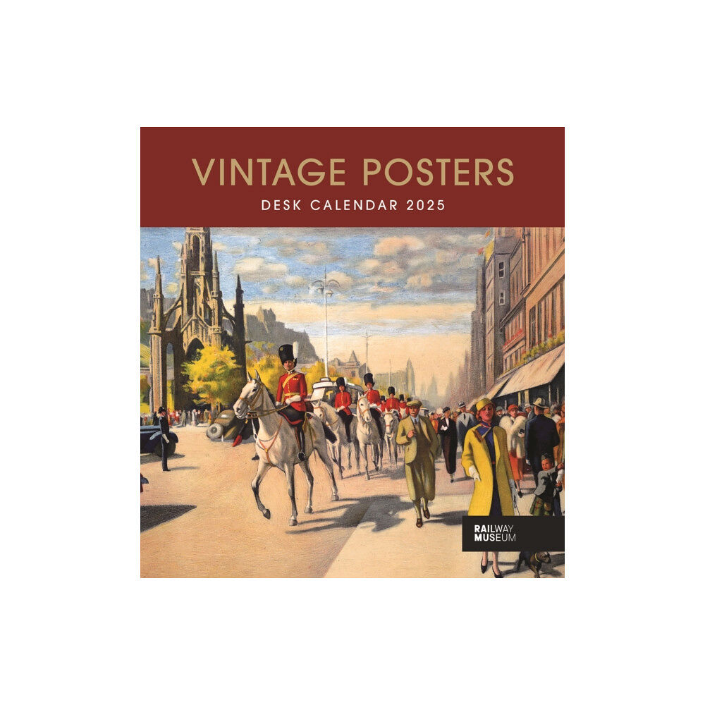 Carousel Calendars Vintage Posters, National Railway Museum Easel Desk Calendar 2025 (häftad, eng)