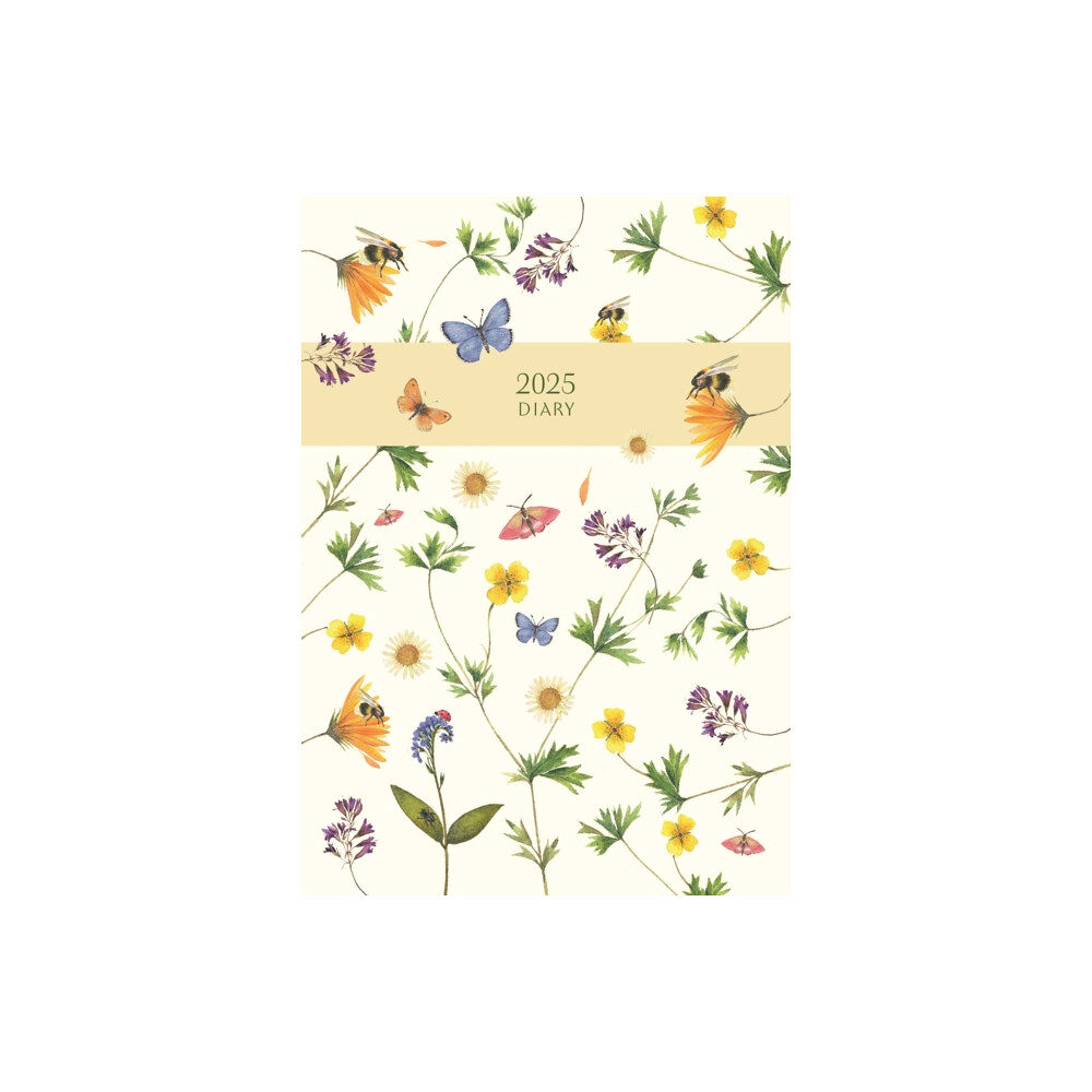 Carousel Calendars Floral A5 Diary 2025 (häftad, eng)