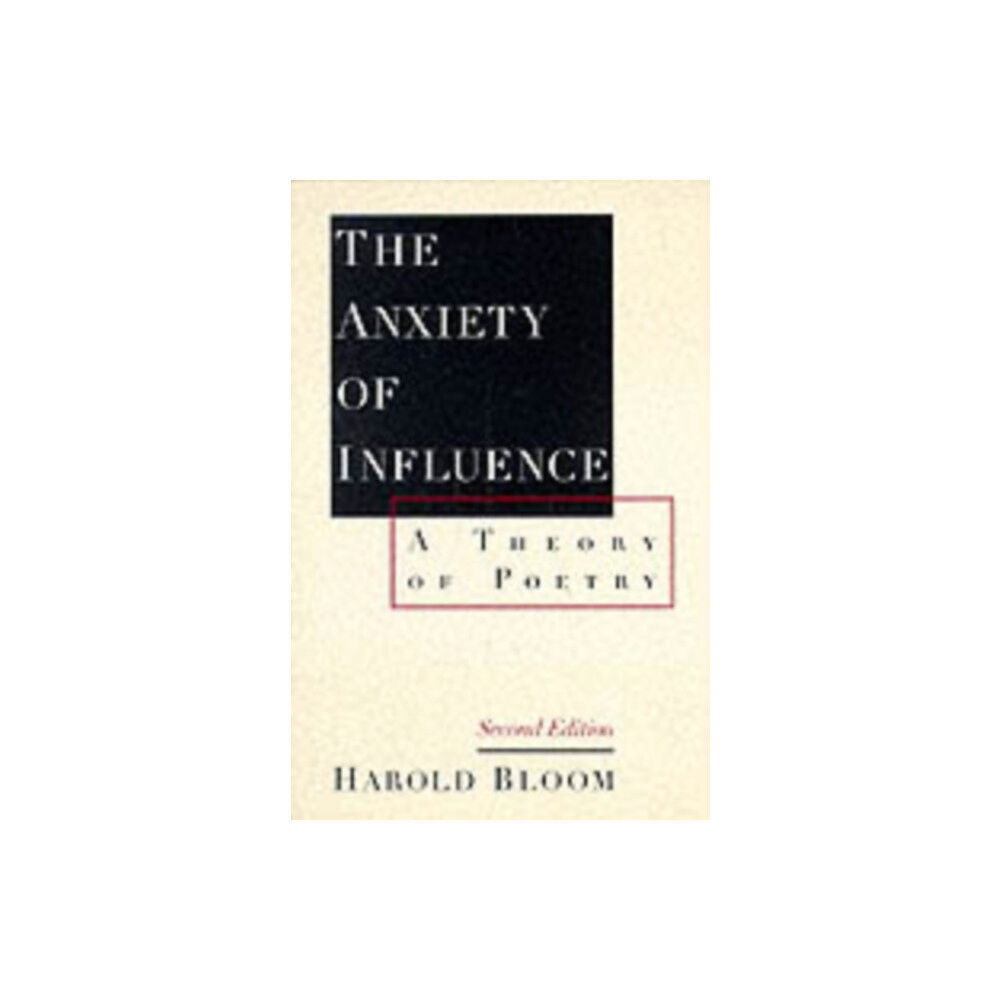 Oxford University Press Inc The Anxiety of Influence (häftad, eng)
