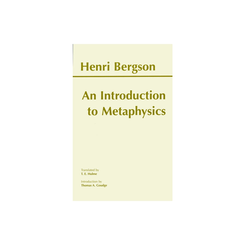 Hackett Publishing Co, Inc An Introduction to Metaphysics (häftad, eng)