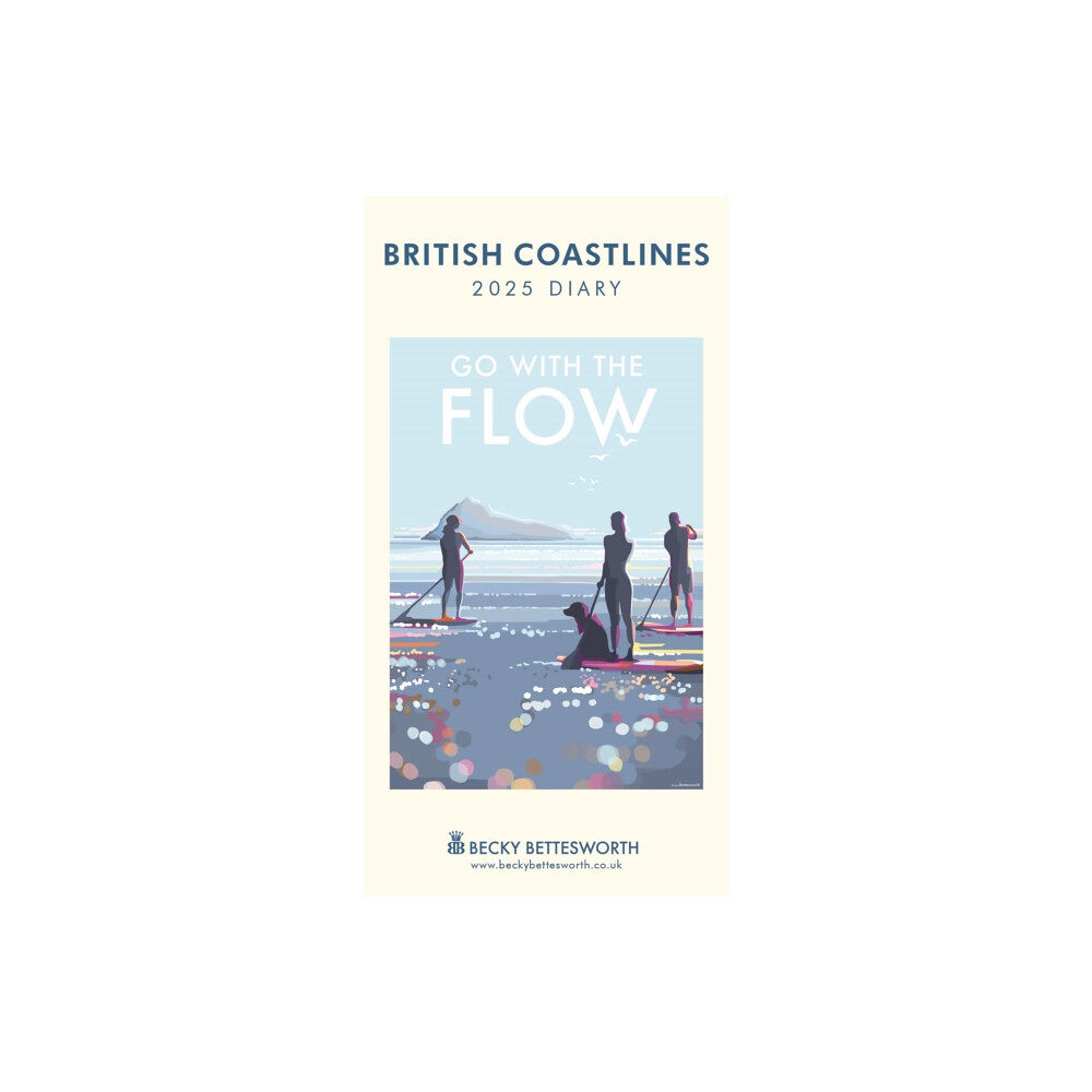 Carousel Calendars British Coastlines, Becky Bettesworth Deluxe Slim Diary 2025 (häftad, eng)