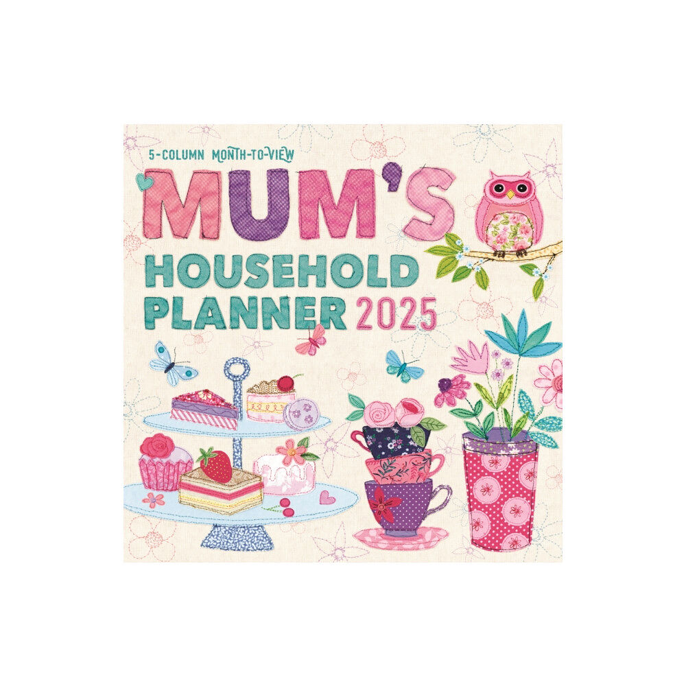 Carousel Calendars Mums Fabric Household Planner Wall Calendar 2025 (häftad, eng)