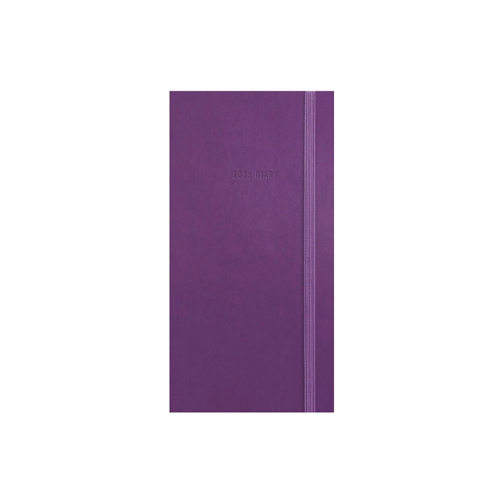 Carousel Calendars Purple Soft Touch Deluxe Slim Diary 2025 (häftad, eng)