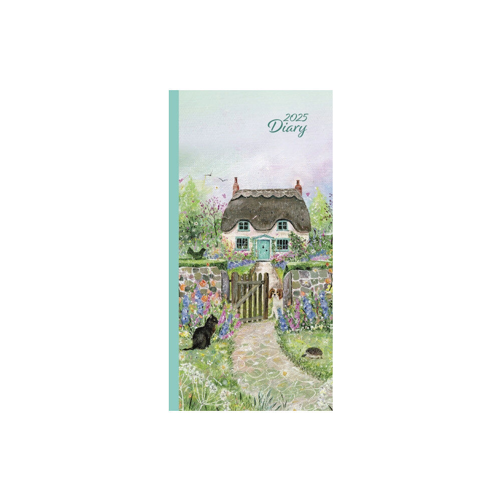 Carousel Calendars Cottage Garden Deluxe Slim Diary 2025 (häftad, eng)