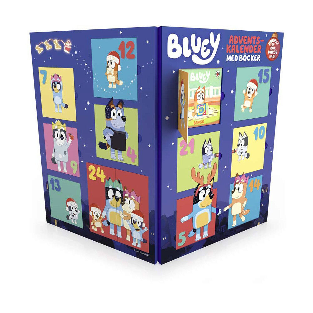 Tukan Förlag Bluey adventskalender (bok)