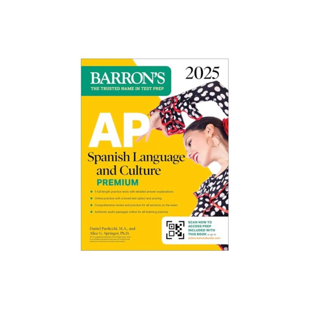 Kaplan Publishing AP Spanish Language and Culture Premium, 2025: Prep Book with 5 Practice Tests + Comprehensive Review + Online Practice...