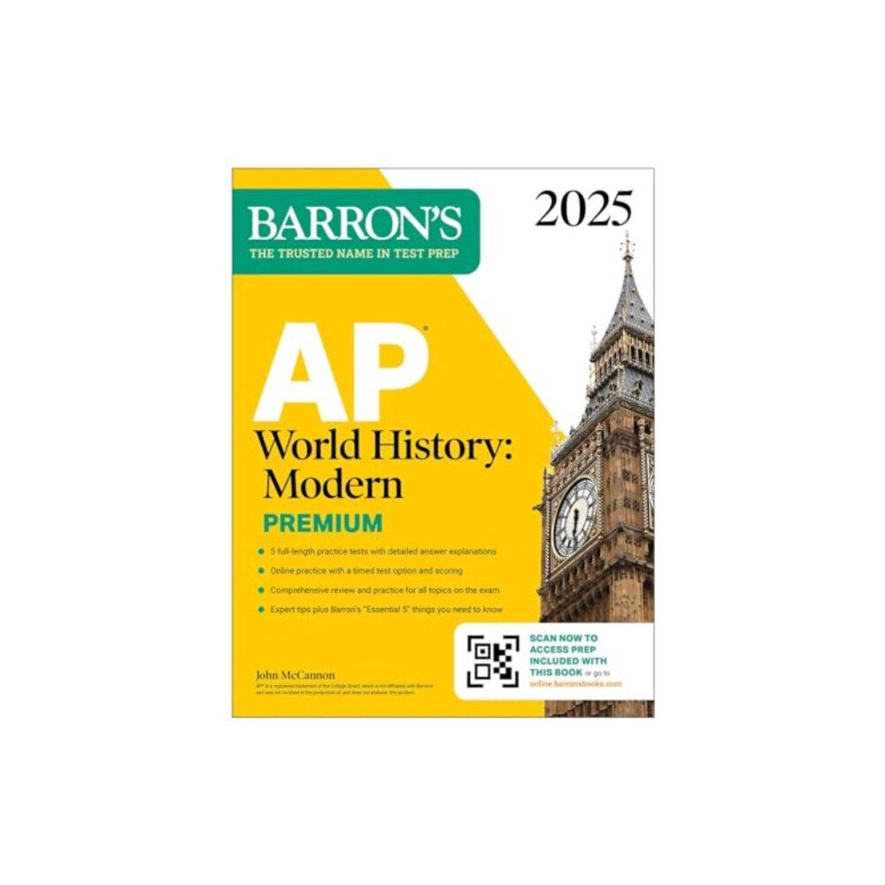 Kaplan Publishing AP World History: Modern Premium, 2025: Prep Book with 5 Practice Tests + Comprehensive Review + Online Practice (häftad...