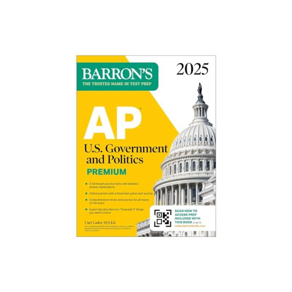 Kaplan Publishing AP U.S. Government and Politics Premium, 2025: Prep Book with 6 Practice Tests + Comprehensive Review + Online Practice...