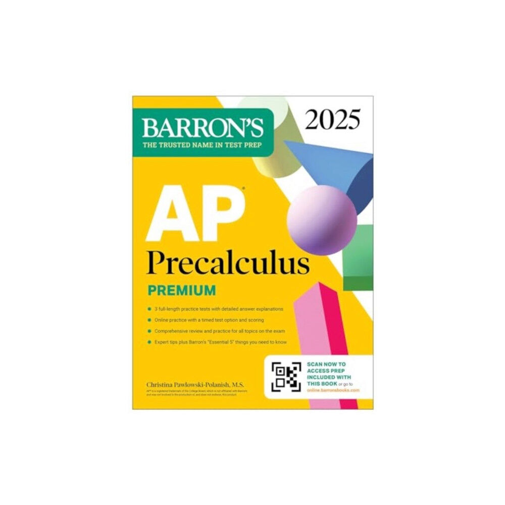 Kaplan Publishing AP Precalculus Premium, 2025: Prep Book with 3 Practice Tests + Comprehensive Review + Online Practice (häftad, eng)