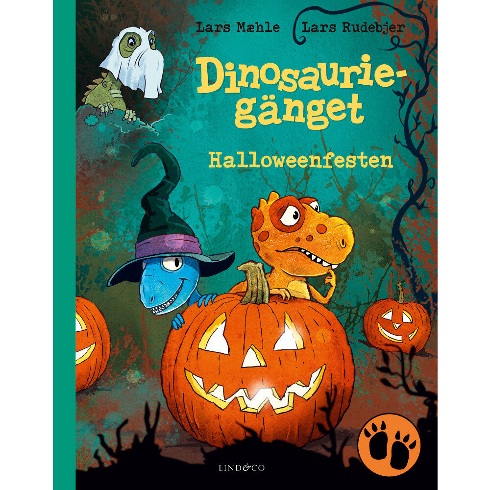 Lind & Co Dinosauriegänget : halloweenfesten (inbunden)