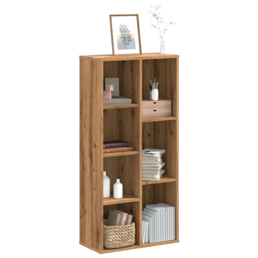 vidaXL Bokhylla ek 50x25x105 cm konstruerat trä