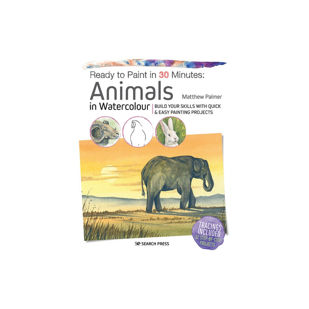 Search Press Ltd Ready to Paint in 30 Minutes: Animals in Watercolour (häftad, eng)