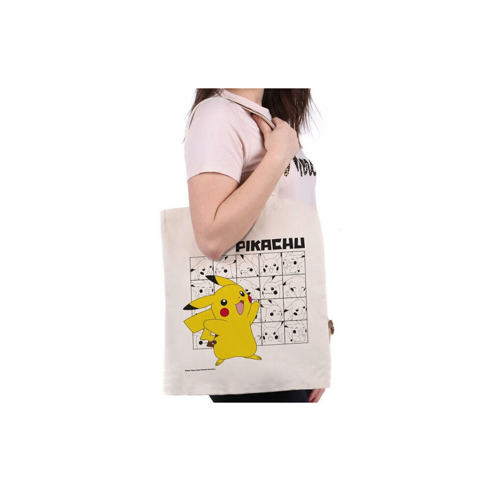 ABYSSE UK Pokemon Tote Bag - Pikachu (häftad, eng)