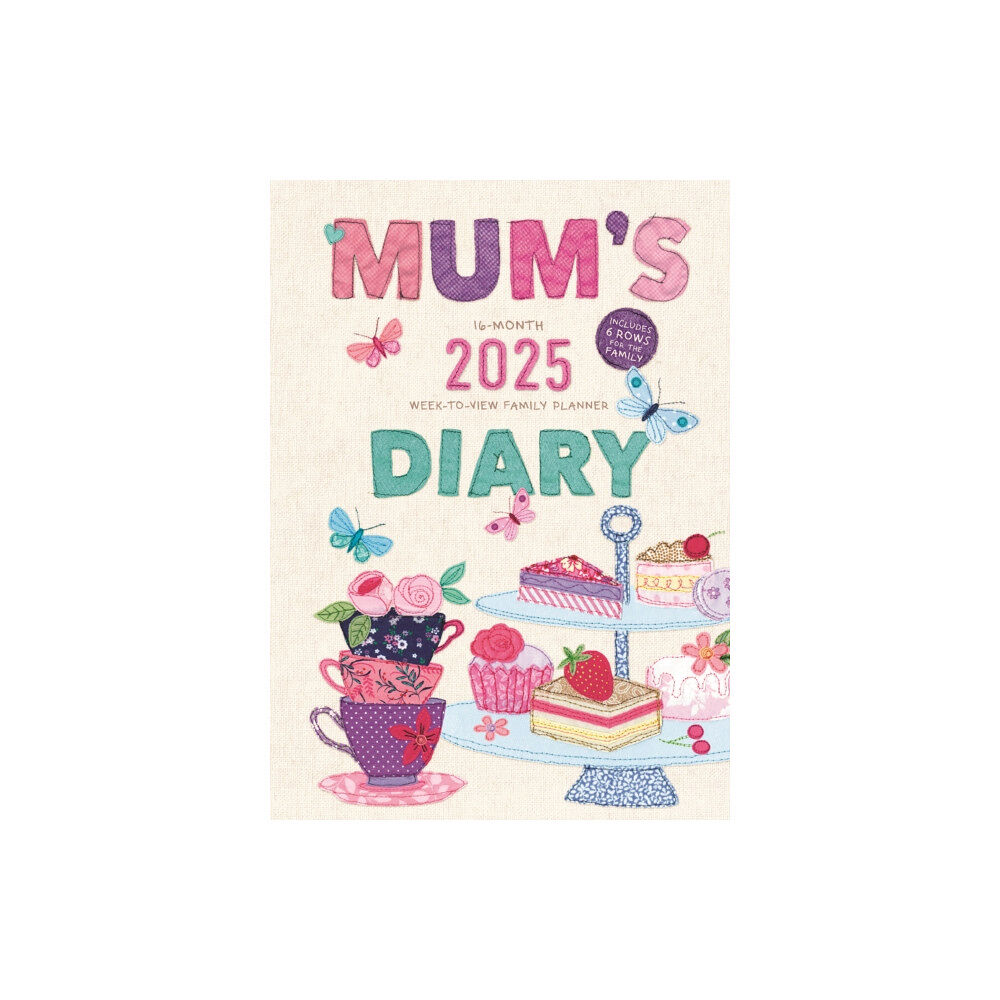 Carousel Calendars Mum's Fabric Planner A5 Diary 2025 (häftad, eng)