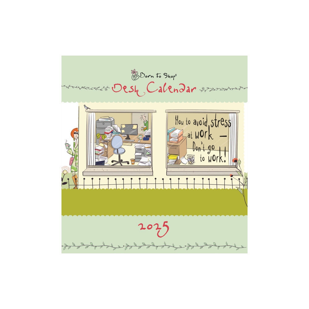 Portico Designs Ltd Born to Shop Easel Desk Calendar 2025 (häftad, eng)