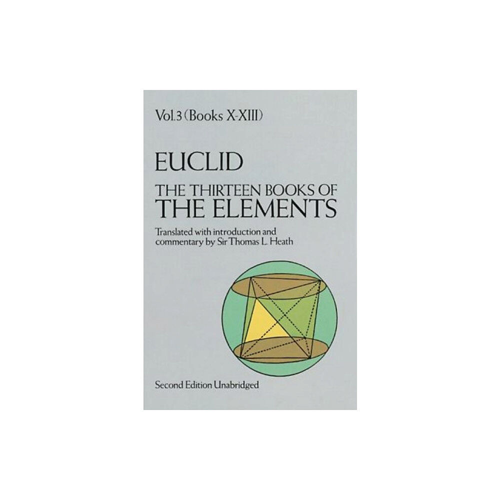 Dover publications inc. The Thirteen Books of the Elements, Vol. 3 (häftad, eng)