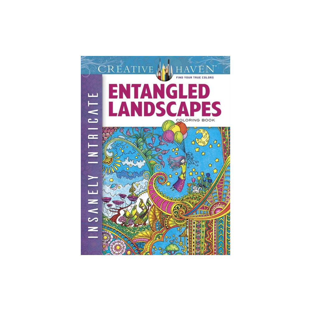 Dover publications inc. Creative Haven Insanely Intricate Entangled Landscapes Coloring Book (häftad, eng)