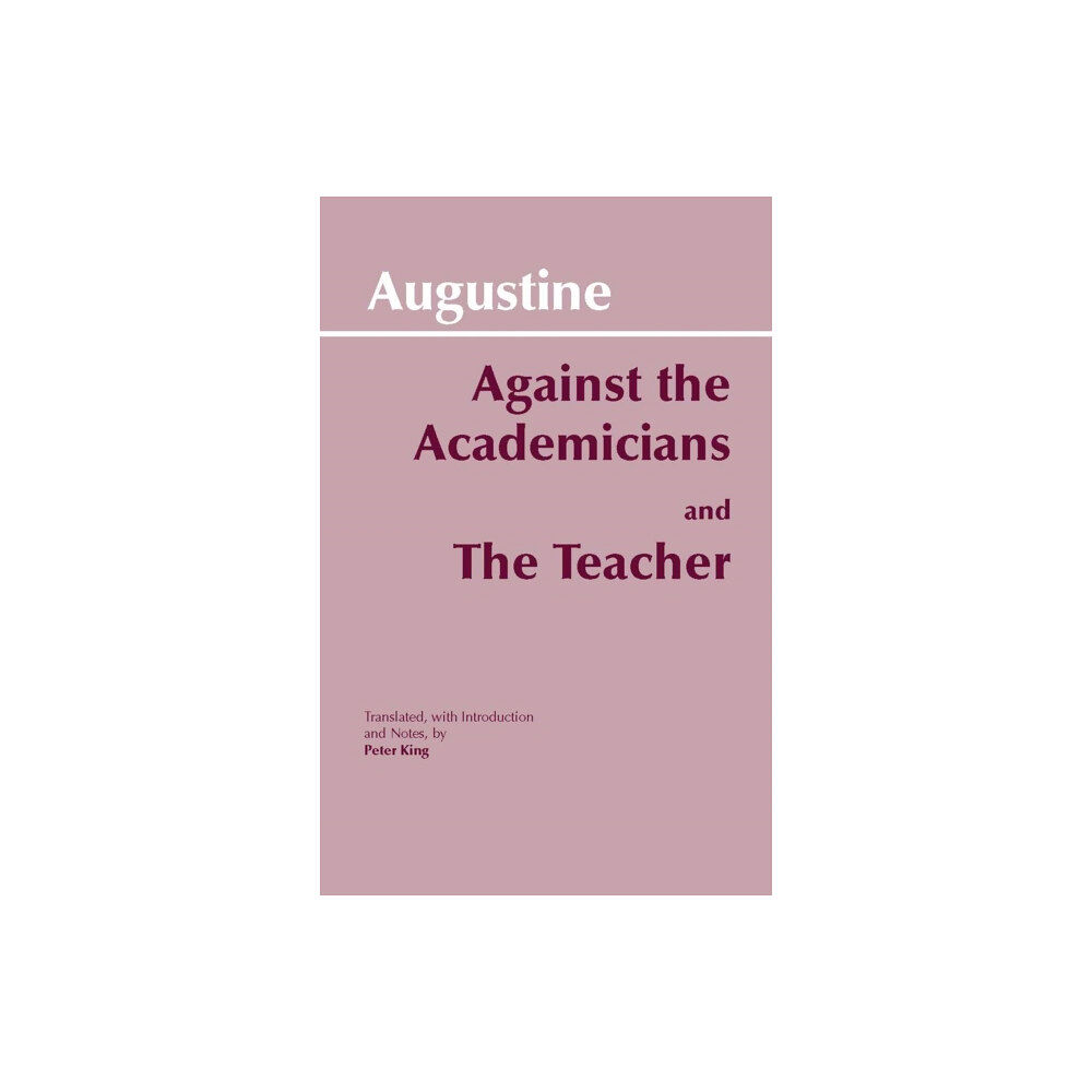 Hackett Publishing Co, Inc Against the Academicians and The Teacher (häftad, eng)