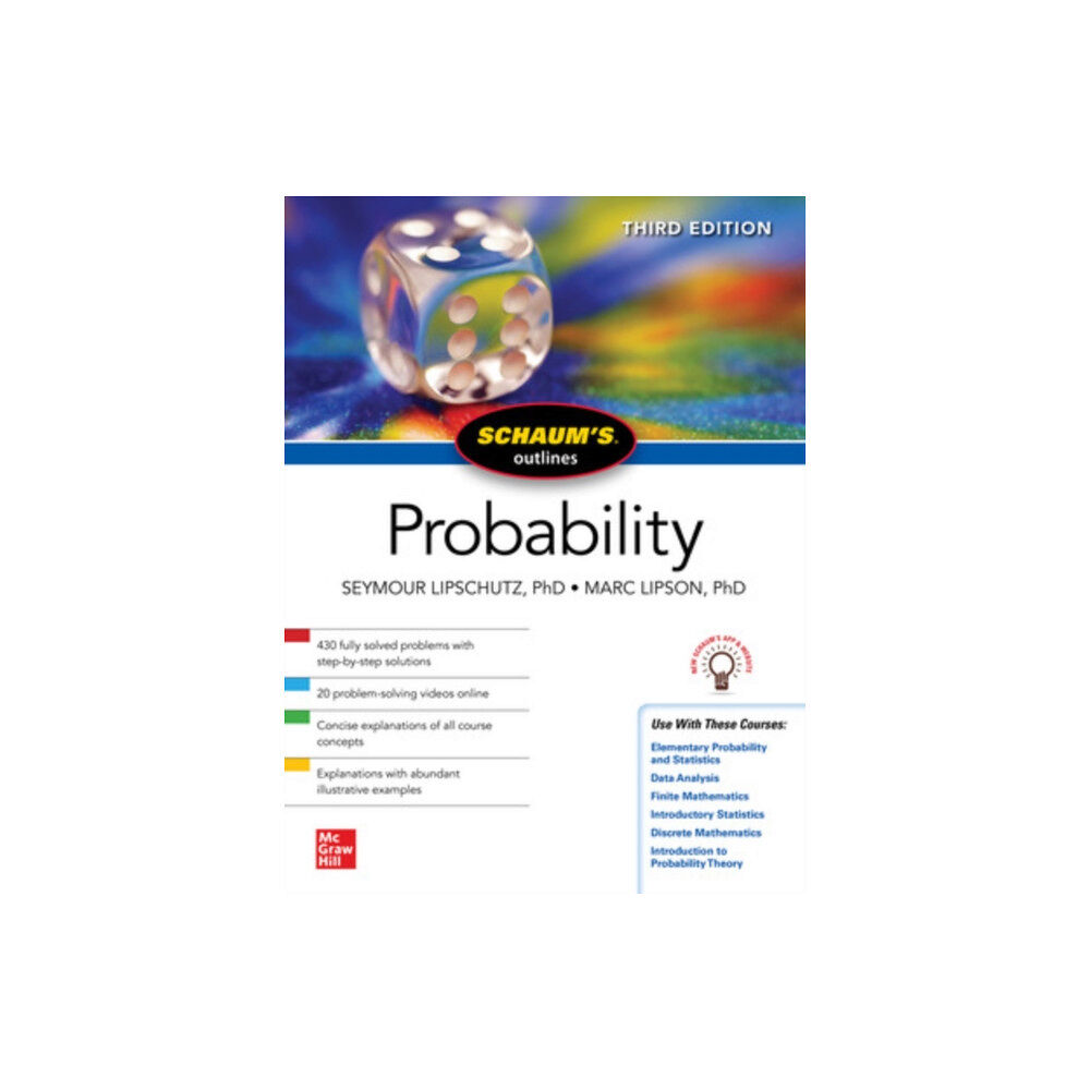 McGraw-Hill Education Schaum's Outline of Probability, Third Edition (häftad, eng)