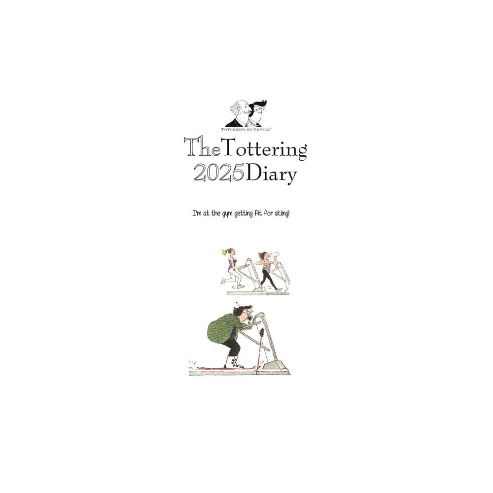 Carousel Calendars Tottering By Gently Deluxe Slim Diary 2025 (häftad, eng)