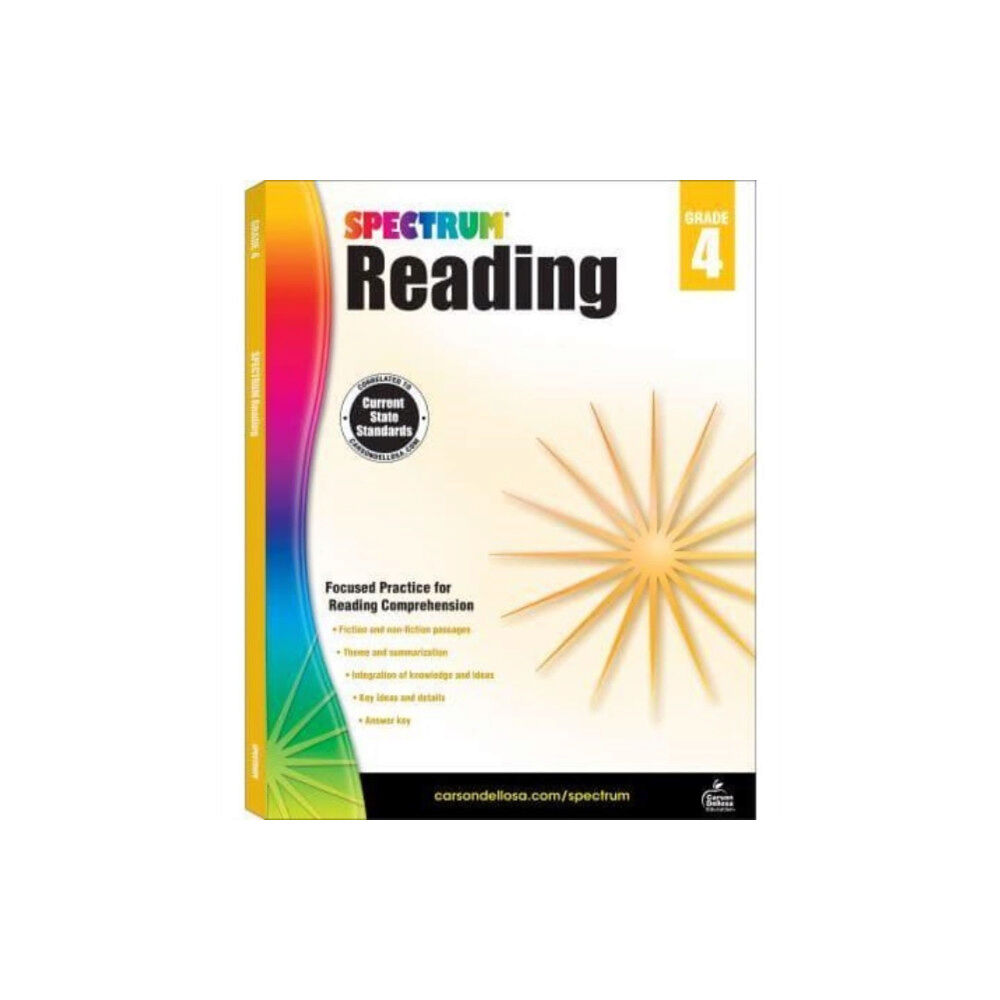 Carson Dellosa Spectrum Reading Workbook Grade 4 (häftad, eng)