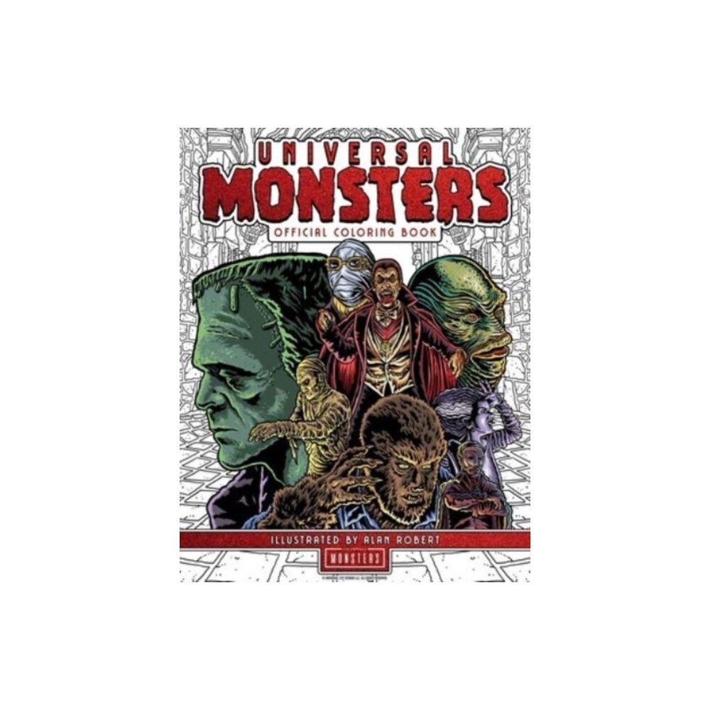 Insight Editions Universal Monsters: The Official Coloring Book (häftad, eng)