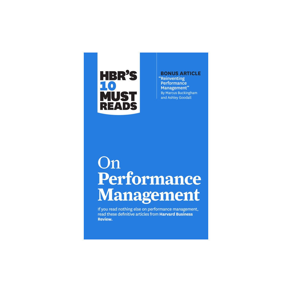 Harvard Business Review Press HBR's 10 Must Reads on Performance Management (inbunden, eng)