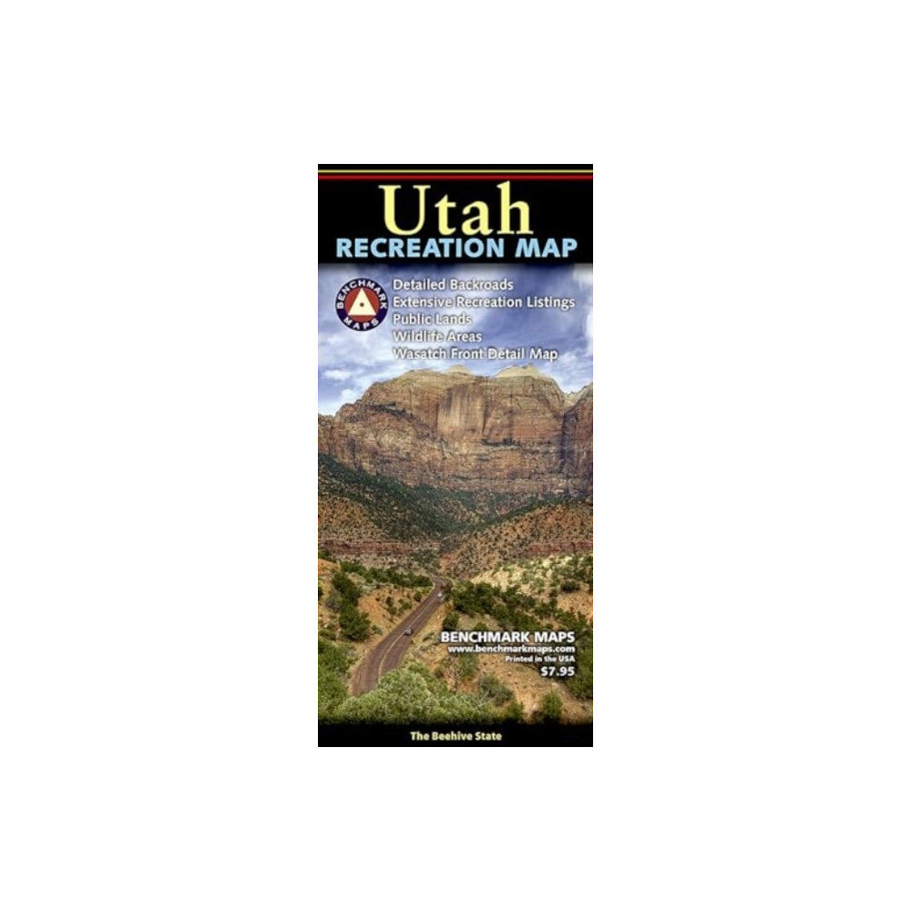 Benchmark Maps Utah Recreation Map