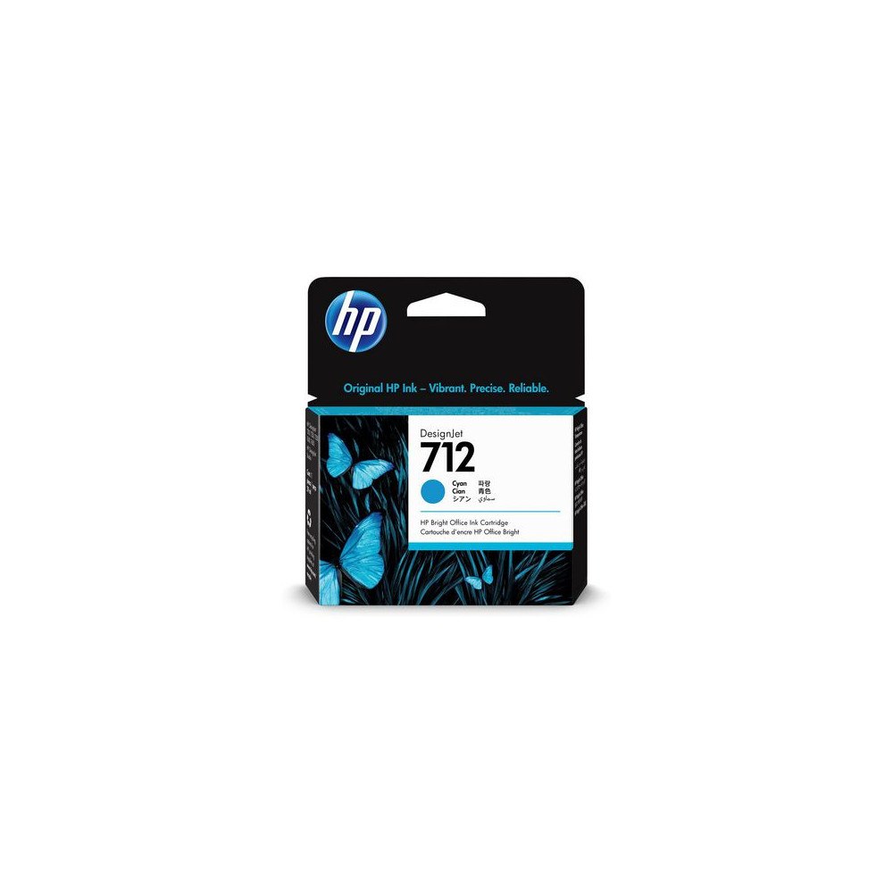 HP Bläckpatron HP 3ED67A 712 cyan