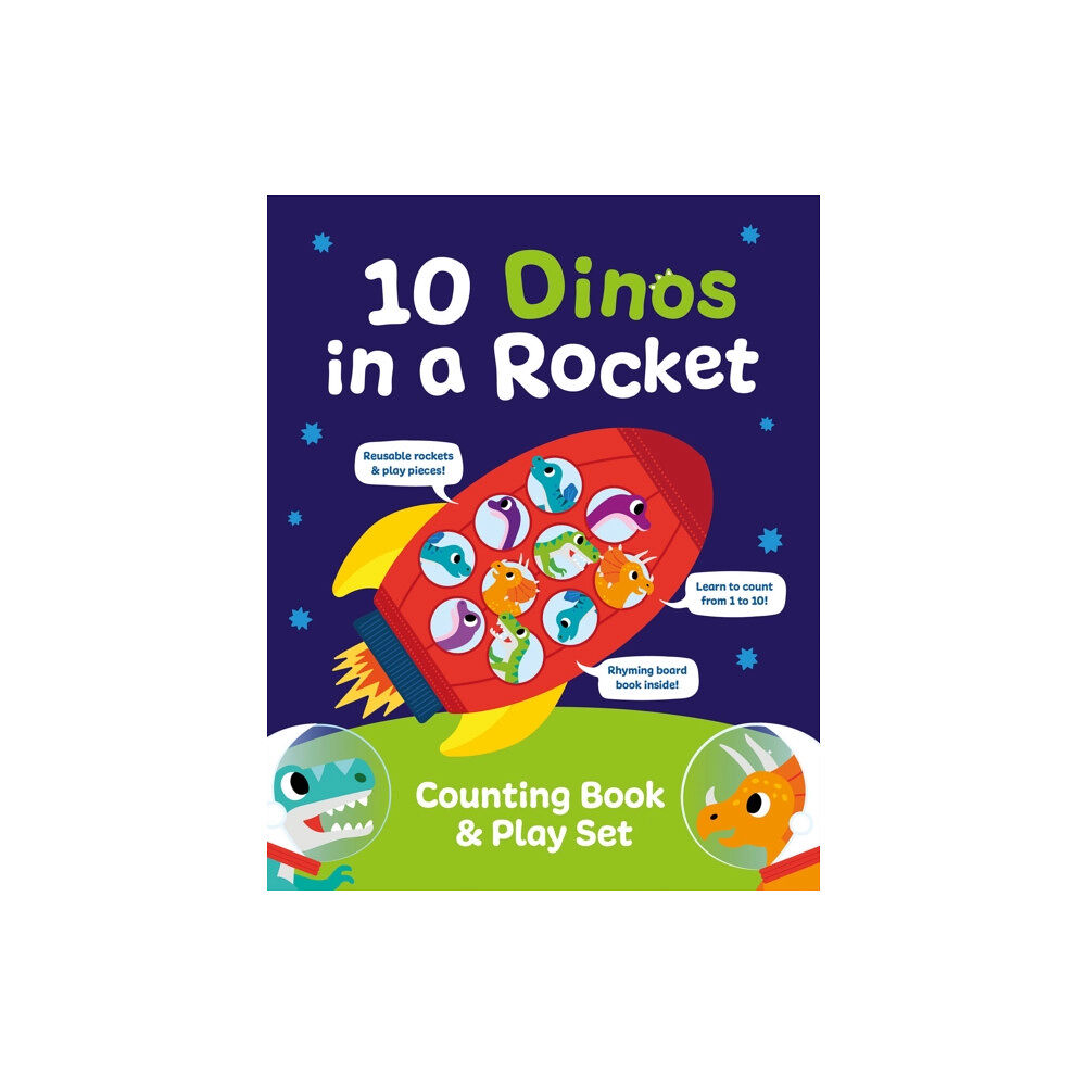 Gemini Books Group Ltd 10 Dinos in a Rocket (bok, board book, eng)