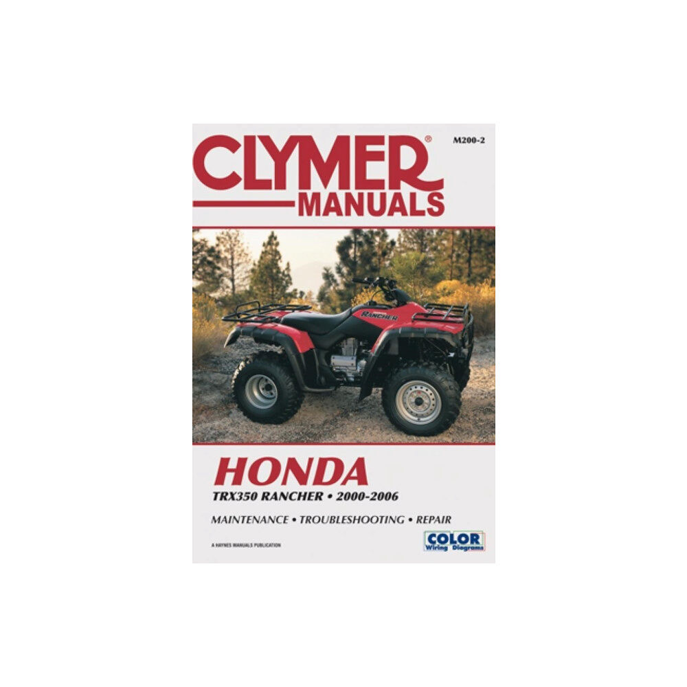 Haynes Publishing Group Honda TRX350 Rancher Series ATV (2000-2006) Service Repair Manual (häftad, eng)