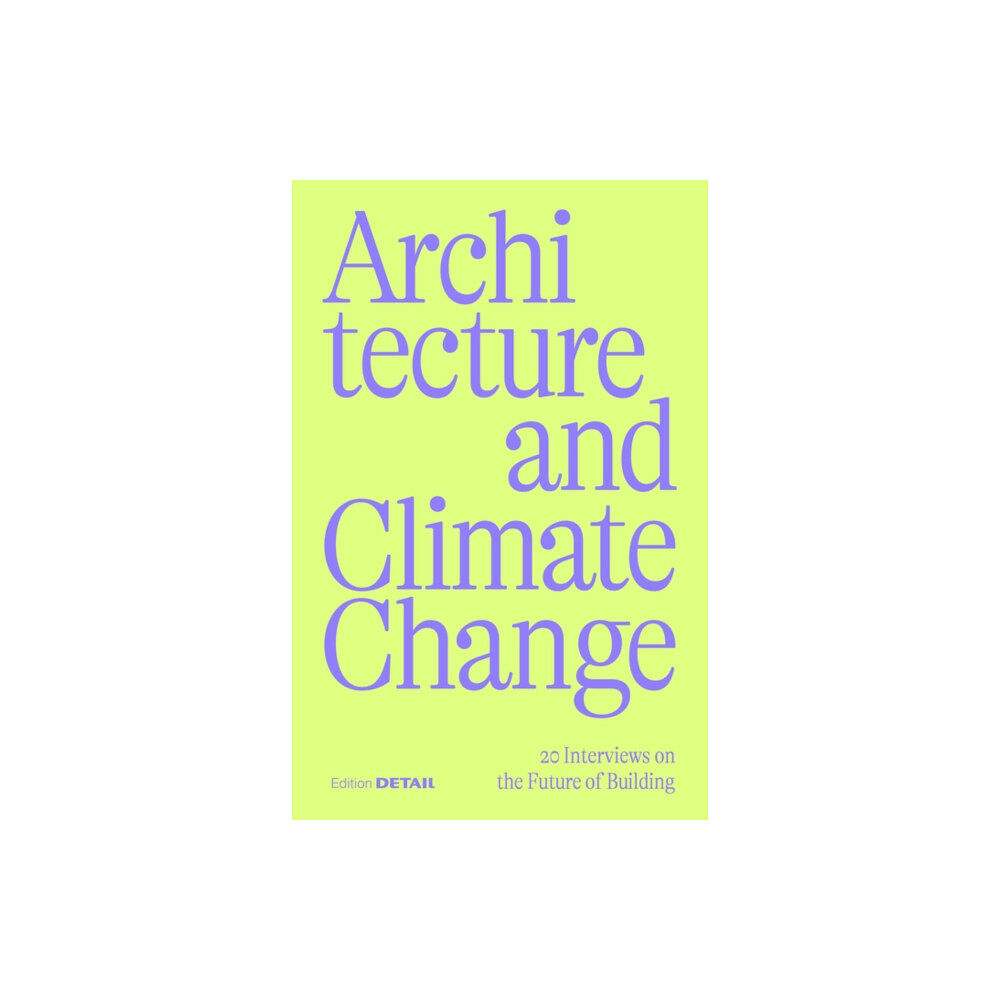 De Gruyter Architecture and Climate Change (häftad, eng)