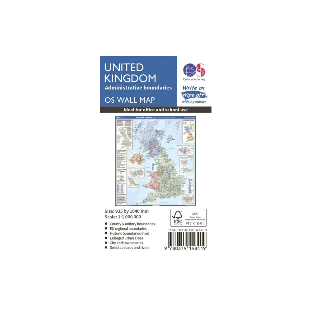 Ordnance Survey United Kingdom Administrative Boundaries