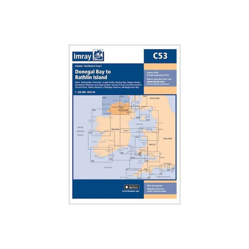 Imray, Laurie, Norie & Wilson Ltd Imray Chart C53 (häftad, eng)