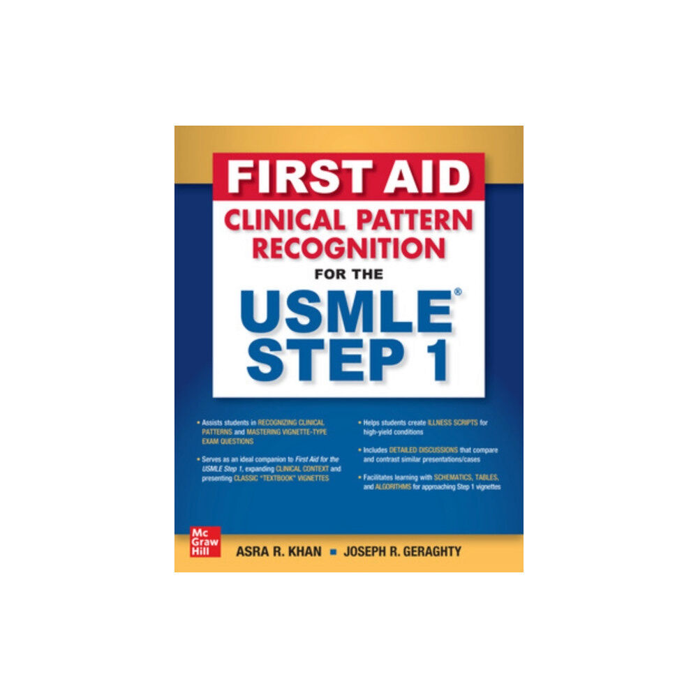 McGraw-Hill Education First Aid Clinical Pattern Recognition for the USMLE Step 1 (häftad, eng)