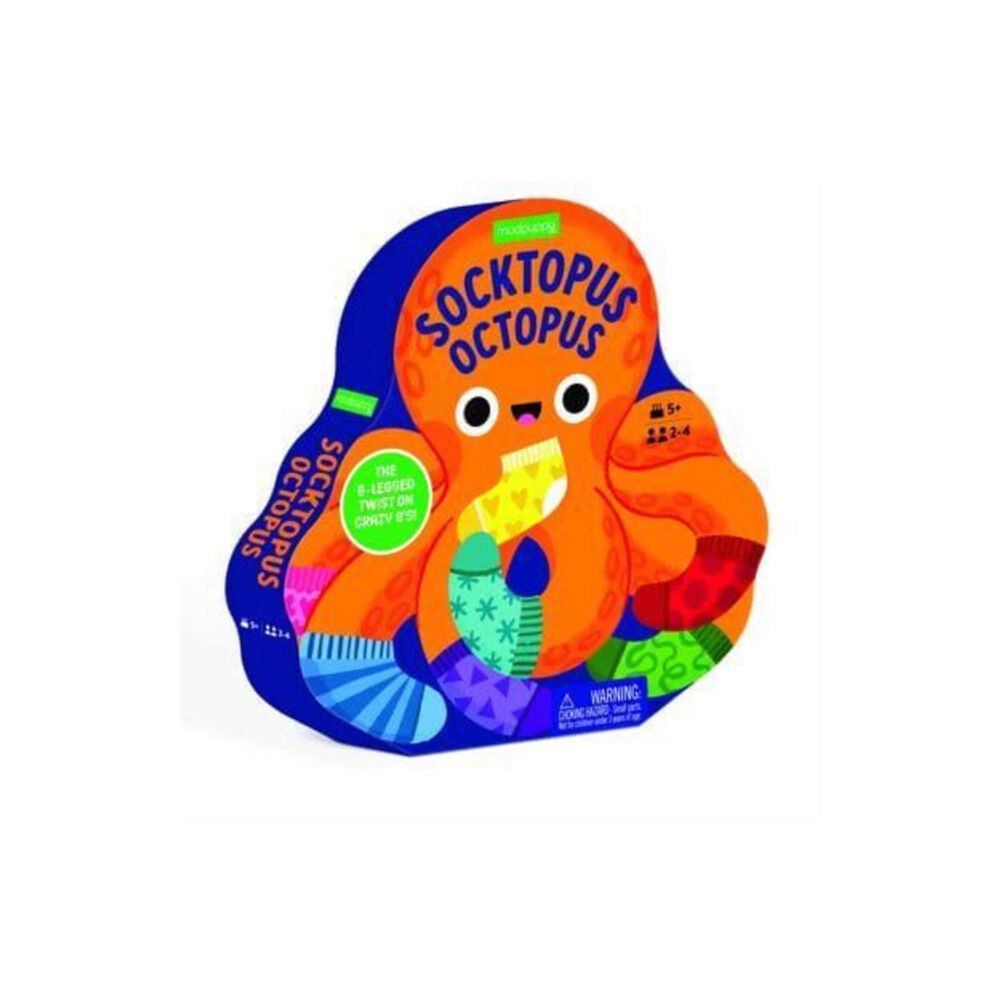 Galison Socktopus Octopus Shaped Box Game