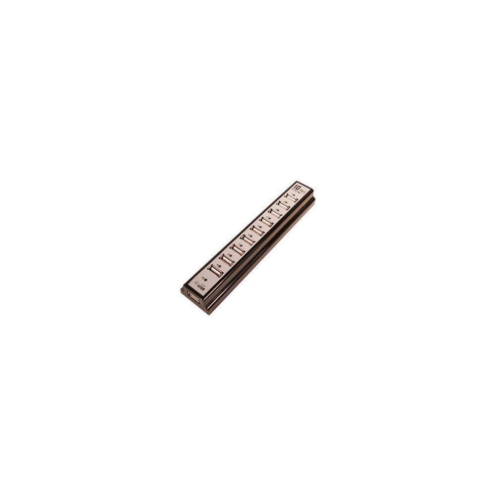 2direct LogiLink USB 2.0 Hub 10-Port - hubb - 10 portar