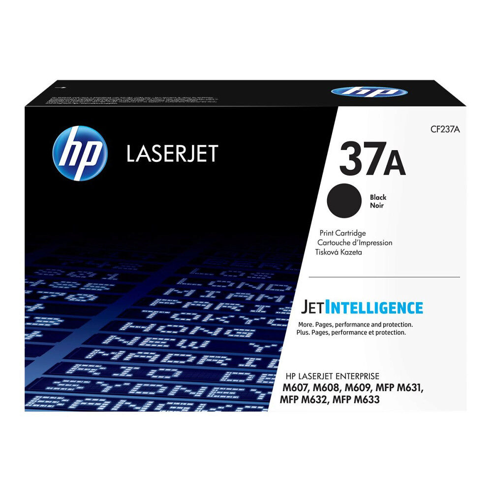 Hewlett-Packard HP 37A - svart - original - LaserJet - tonerkassett (CF237A)