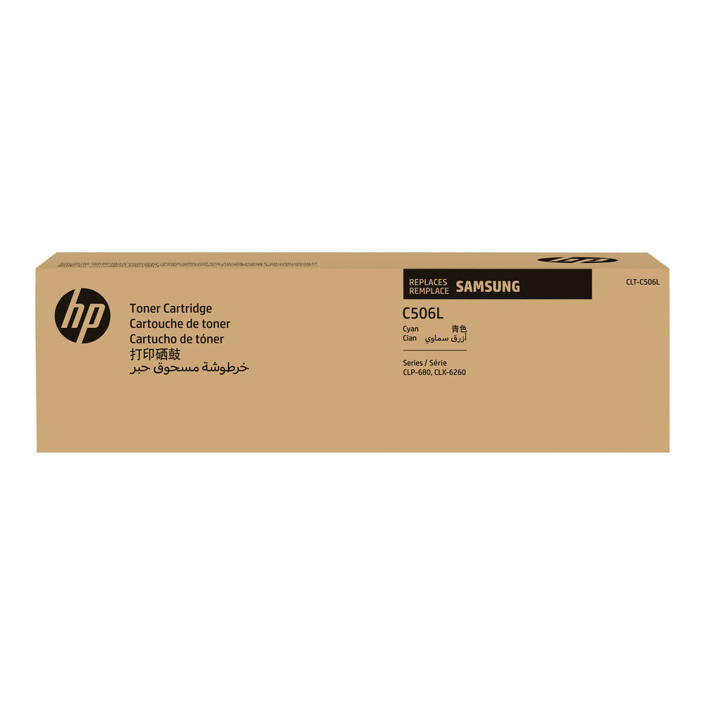 Hewlett-Packard HP CLT-C506L - Lång livslängd - cyan - original - tonerkassett (SU038A)