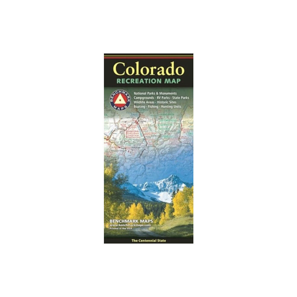 Benchmark Maps Colorado Recreation Map