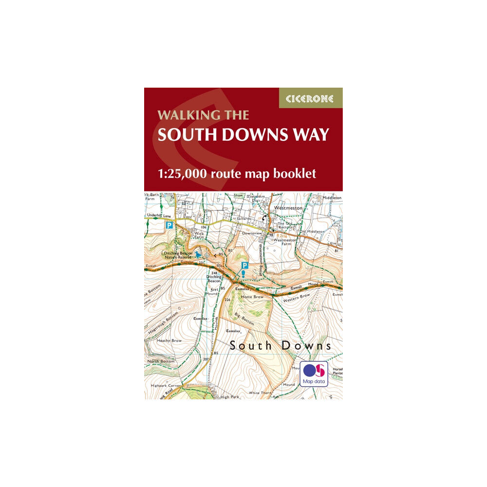 Cicerone Press The South Downs Way Map Booklet (häftad, eng)