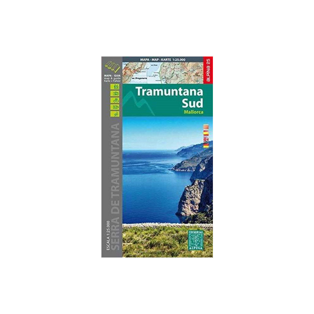 Alpina, Editorial, S.L. Mallorca -Tramuntana Sud map&hiking guide